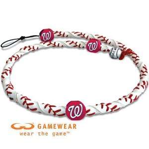   Nationals Classic Frozen Rope Baseball Necklace