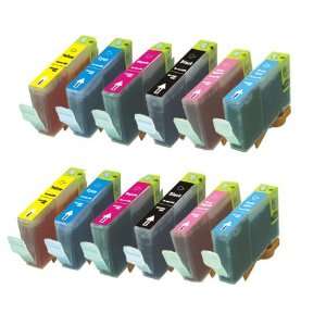   BCI 6 ink cartridges Two each of BCI 6BK, BCI 6C, BCI 6M, BCI 6Y, BCI