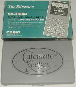 Casio The Educator OH 300W Overhead Calculator With Box  