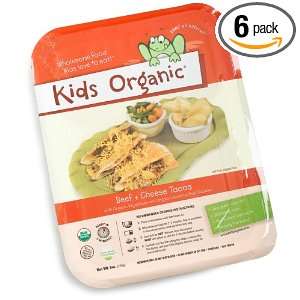Kids Organic Beef & Cheese Tacos, 8 Ounce Microwavable Containers 