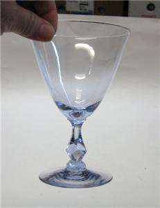 Tiffin Twilight Diachromatice Glass Water Goblets Set6  