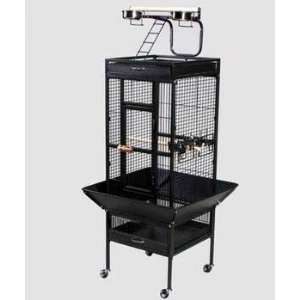 Select Cage  Black (18 X 18 X 57) (Catalog Category Bird / Bird Cages 