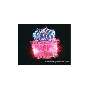  LED Happy Birthday Cake Magnet Toys & Games