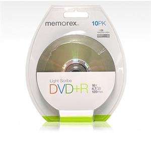    NEW DVD+R 16X LightScribe 10PK (Blank Media)
