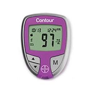  Bayer the Contour Diabetes Testing Meter Blood Glucose 
