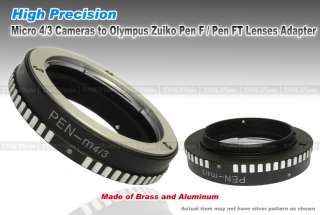 Micro 4/3 Cameras to Olympus Zuiko Pen F / Pen FT Lenses Mount Adapter