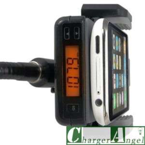 iPhone Handsfree Car Kit Mount FM Transmitter Charger  