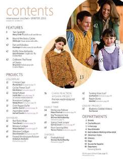   CROCHET MAGAZINE 2010 4 Issues NEW CD Patterns Cardigan Shrug Cables