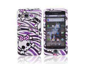    Skulls Purple Zebra For T mobile G2 Hard Case Cover