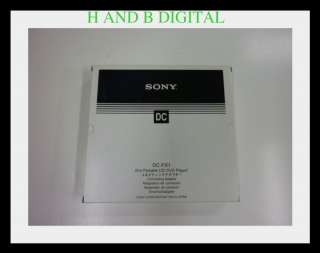 SONY DC FX1 Adaptor for Portable CD DVD Players 027242577572  