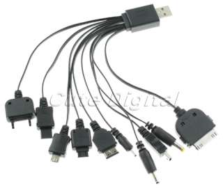 Universal USB Charger Cable for Cell Phone iPhone iPod  