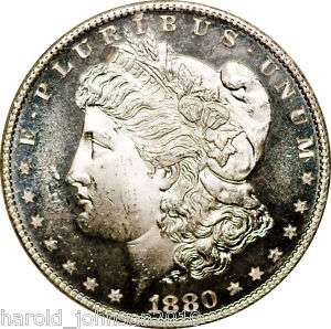 1880 S Silver $1 Morgan Dollar MS 65* NGC Certified  