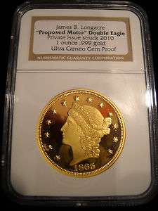   Propose Double Eagle Licensed Smithsonian NGC Certified UCAM PROOF