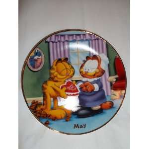    Garfield Calendar Plate by Jim Davis   May 