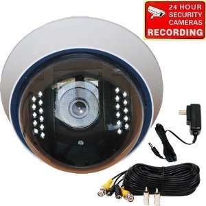   CCTV Home Security Camera with Camera Extension Cable and Power Supply