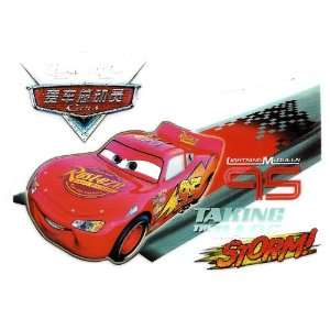 Lightning McQueen Race Car Rusteze 95 Disney Cars 2 Movie Chinese Logo 