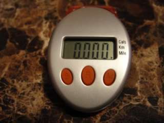Pedometer Mini (Step Counter) Measures Miles, Kilometers+Calories w 