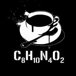 COFFEE MOLECULE (Caffeine Molecular Structure) T SHIRT  