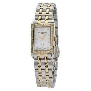   Rectangular Case Mother Of Pearl Dial Watch Raymond Weil Watches