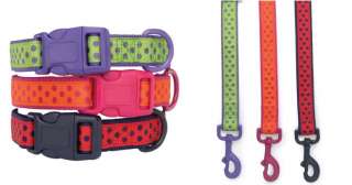 POLKA DOT Collars & Leads for Dogs Coordinating Colors  
