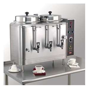  Coffee Urn, Twin 3 Gallon, Automatic Agitator Kitchen 