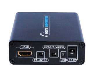 HDMI to Composite /S Video Converter HDCP analog AV RCA  