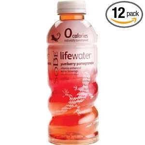 SoBe Lifewater 0 Calories, Yumberry Pomegranate, 20 Ounce Bottles 