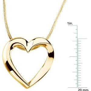   yellow gold Heart Pendant On A Snake Chain Diamond Designs Jewelry