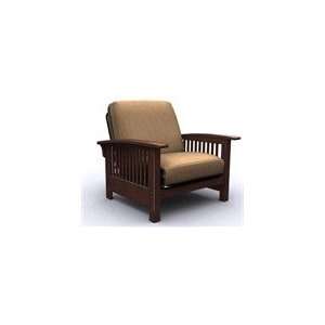  Bridgeport Futon Chair Bed   Walnut
