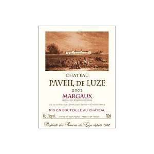  Chateau Paveil De Luze Margaux 2006 750ML Grocery 