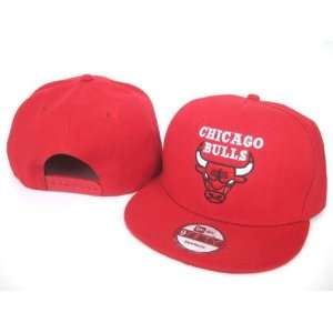   Ness Chicago Bulls Red 9Fifty Snapback Hats