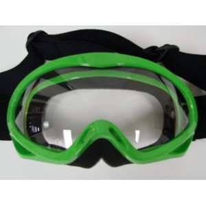  KIDs/YOUTH GREEN DIRT BIKE MOTOCROSS OFF ROAD GOGGLES (TMS 