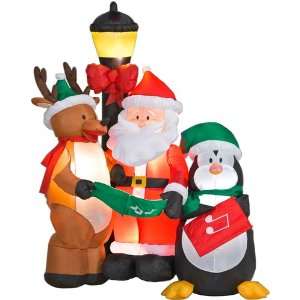 com Christmas Carolers Santa 5 4/5 Ft. Christmas Airblown Inflatable 