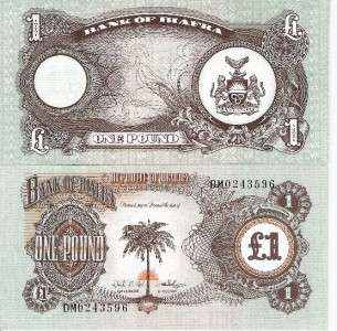 BIAFRA 1 Pound Banknote World Money UNC Currency BILL  