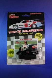MINT* DALE EARNHARDT 1989 1/64 CAR,CARD, STAND  