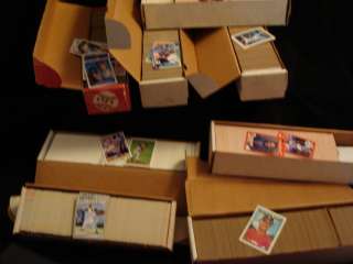   Card LOT Upper Deck Fleer 1989 1997 Assorted Collection 8 Boxes  