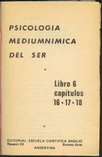 PSICOLOGIA MEDIUMNIMICA DEL SER Libro 6 c.16 18 BASILIO  
