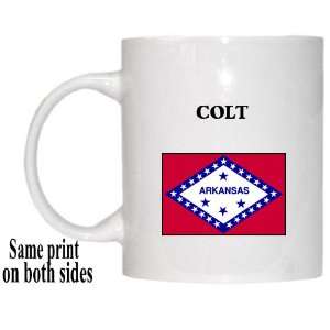  US State Flag   COLT, Arkansas (AR) Mug 