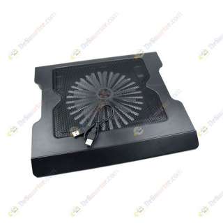 USB Metal Laptop Cooling Pad 1 Super Silent Fan Stand  
