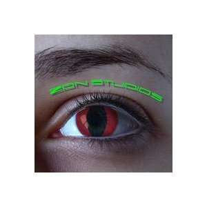   Monster Makers Colored Contact Lenses Red Devil 
