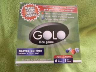 GOLO DICE GAME TRAVEL ADDITION NEW IN BOX RATED#1GAME  