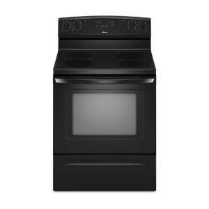  Amana 30 In. Black Freestanding Electric range 