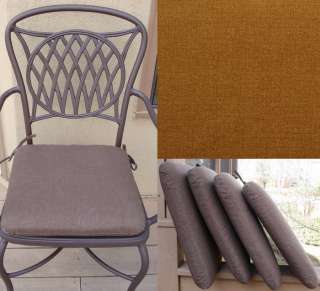 pcs OUTDOOR 16x16 DINING CHAIR SEAT CUSHION PAD SET  