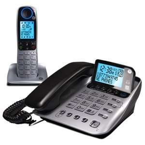  NEW Dual handset corded phone with digital a (Cordless 