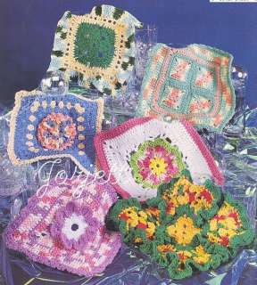 Dozen Double Quick Dishcloths crochet patterns OOP  