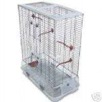 VISION II MODEL L02 LARGE BIRD CAGE SMALL WIRE + DISHES  