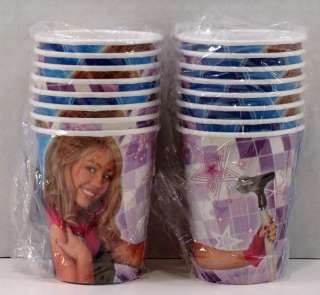 Hannah Montana Birthday Party 16 Plates Cups Napkins  