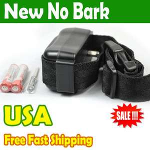No Barking Anti Bark Dog Training Shock Control Collar USA  