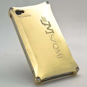 Golden Brick Aluminum Metallic Hard Bumper Case Cover for Apple iPhone 
