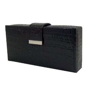  Mele & Co. Justine Croco Faux Leather Travel Jewelry Case 